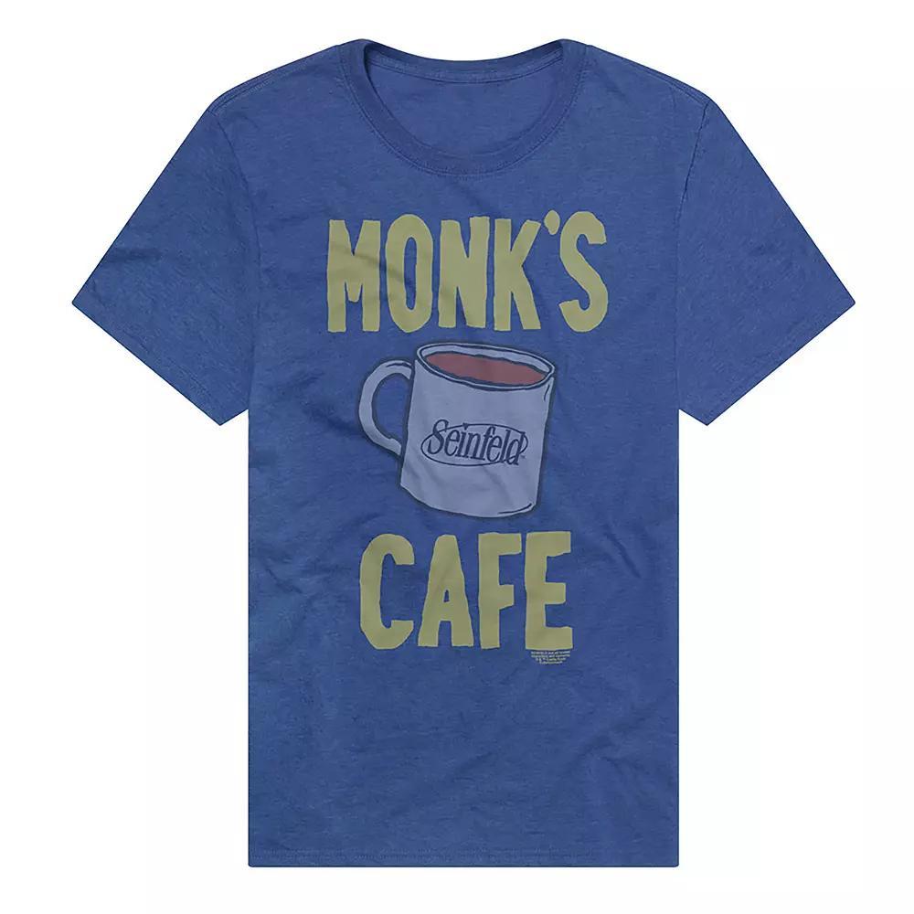 Men's Seinfeld Monk's Cafe Graphic Tee, Size: XL, Royal Product Image