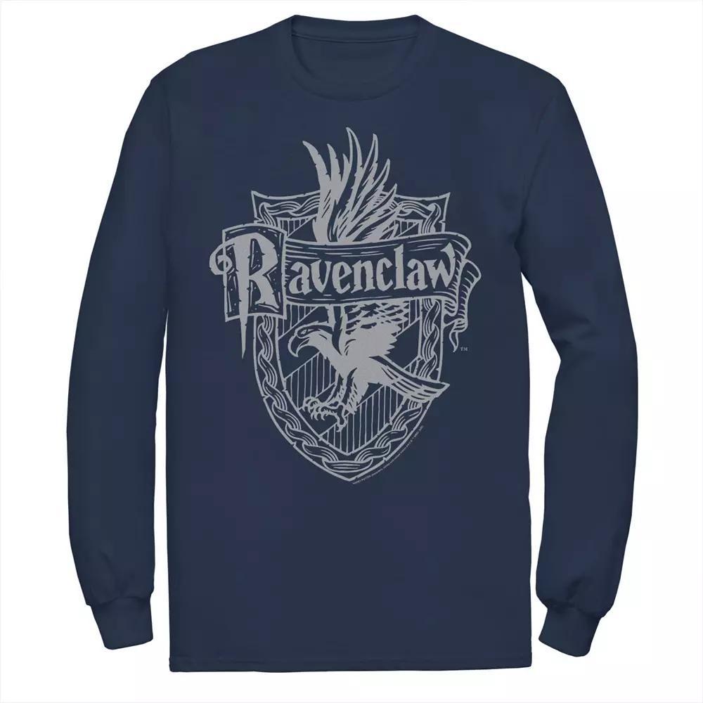 Men's Harry Potter Ravenclaw Detailed Crest Tee, Size: Small, Blue Product Image