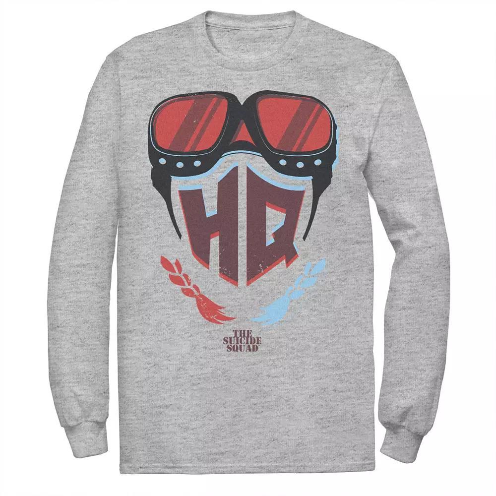 Men's The Suicide Squad HQ Goggles Hoodie, Size: XXL, Athletic Grey Product Image