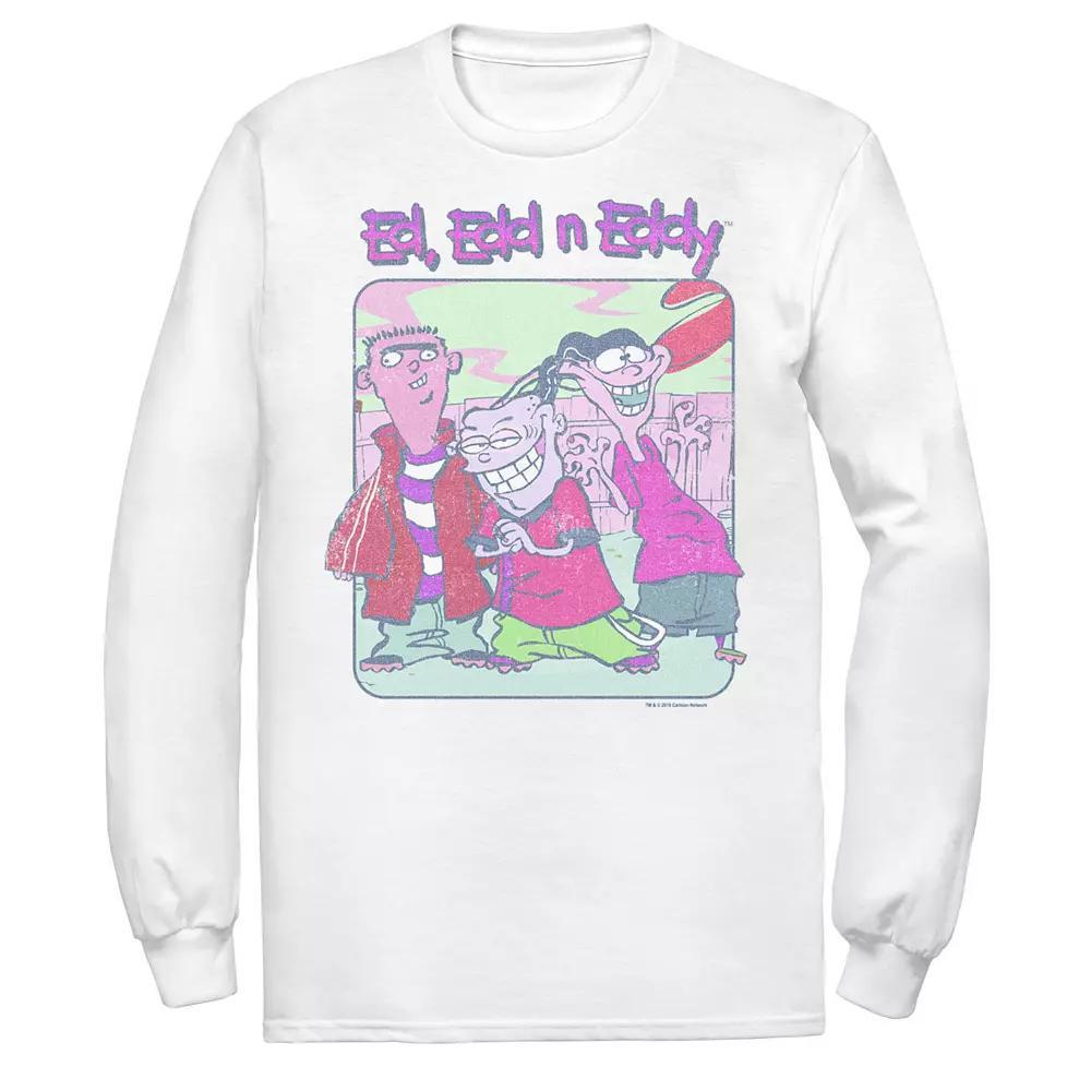 Men's Ed, Edd & Eddy Distressed Poster Tee, Size: XL, White Product Image