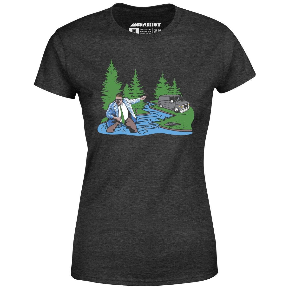 Livin' in a Van Down by The River - Women's T-Shirt Female Product Image
