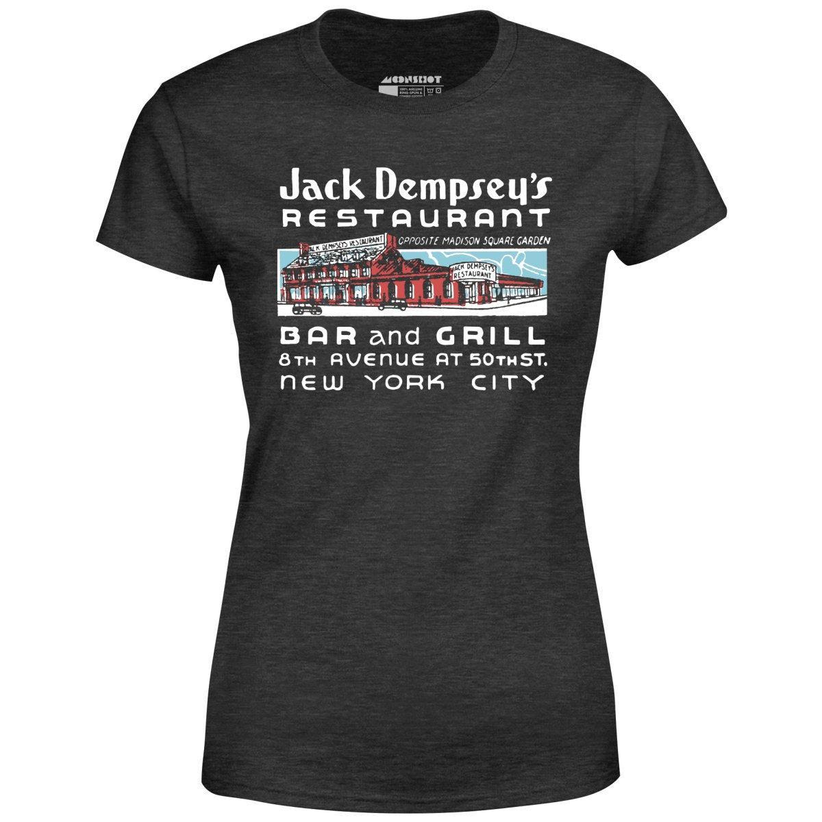 Jack Dempsey's v2 - Manhattan, NY - Vintage Restaurant - Women's T-Shirt Female Product Image