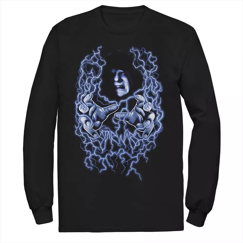 Big & Tall Star Wars Emperor Palpatine Electricity Shock Portrait Tee, Men's, Size: 5XB, Black Product Image