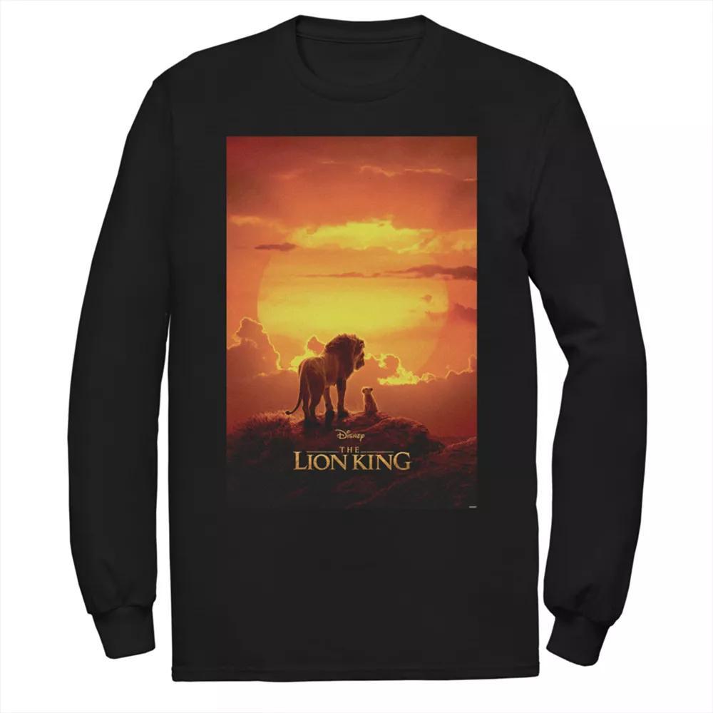 Disneys The Lion King Mens Poster Long Sleeve Graphic Tee Product Image