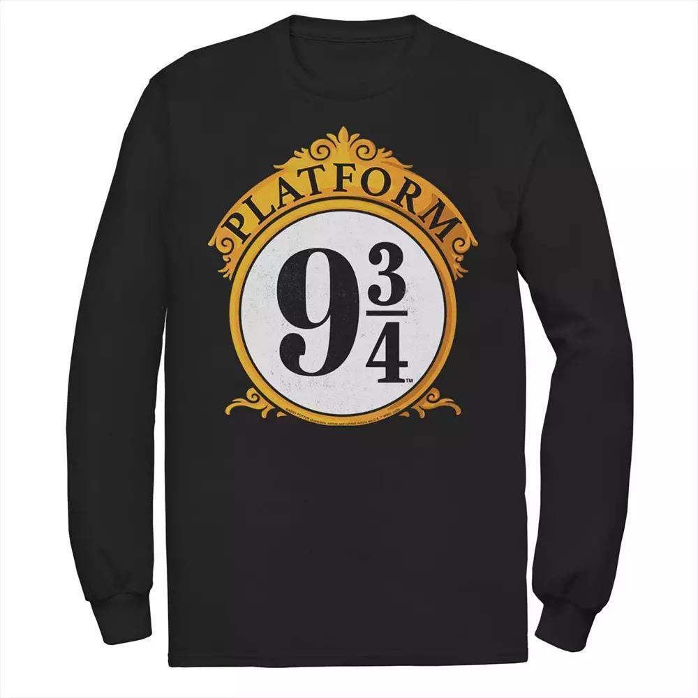Men's Harry Potter And The Deathly Hallows Group Shot Tee, Size: Medium, Black Product Image
