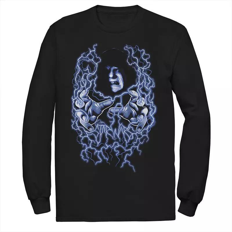 Big & Tall Star Wars Emperor Palpatine Electricity Shock Portrait Tee, Men's, Size: 5XB, Black Product Image
