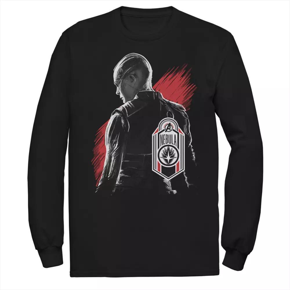 Men's Marvel Avengers Endgame Nebula Tee, Size: Small, Black Product Image