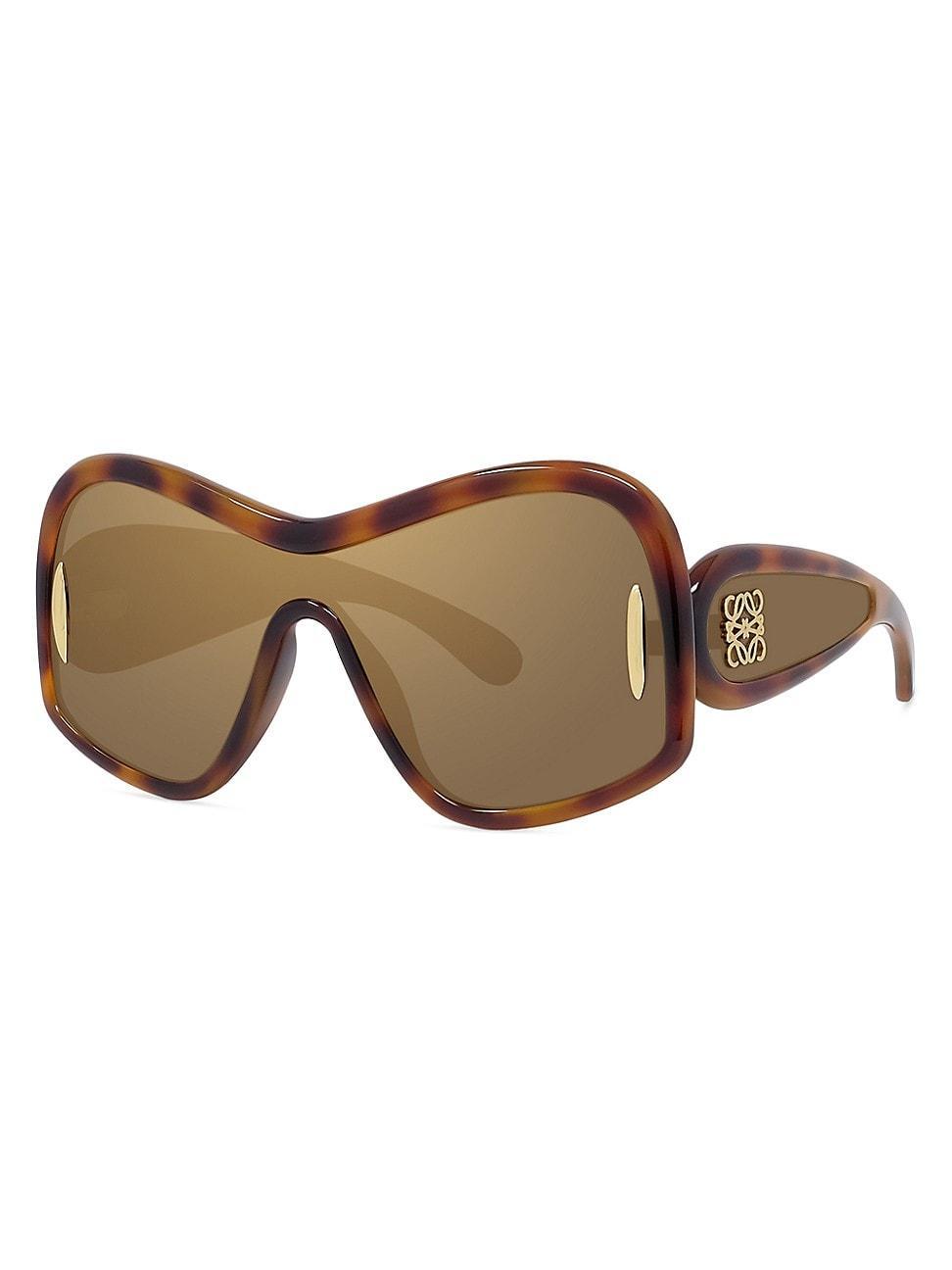 Loewe Anagram Fashion Mirrored Mask Sunglasses Product Image