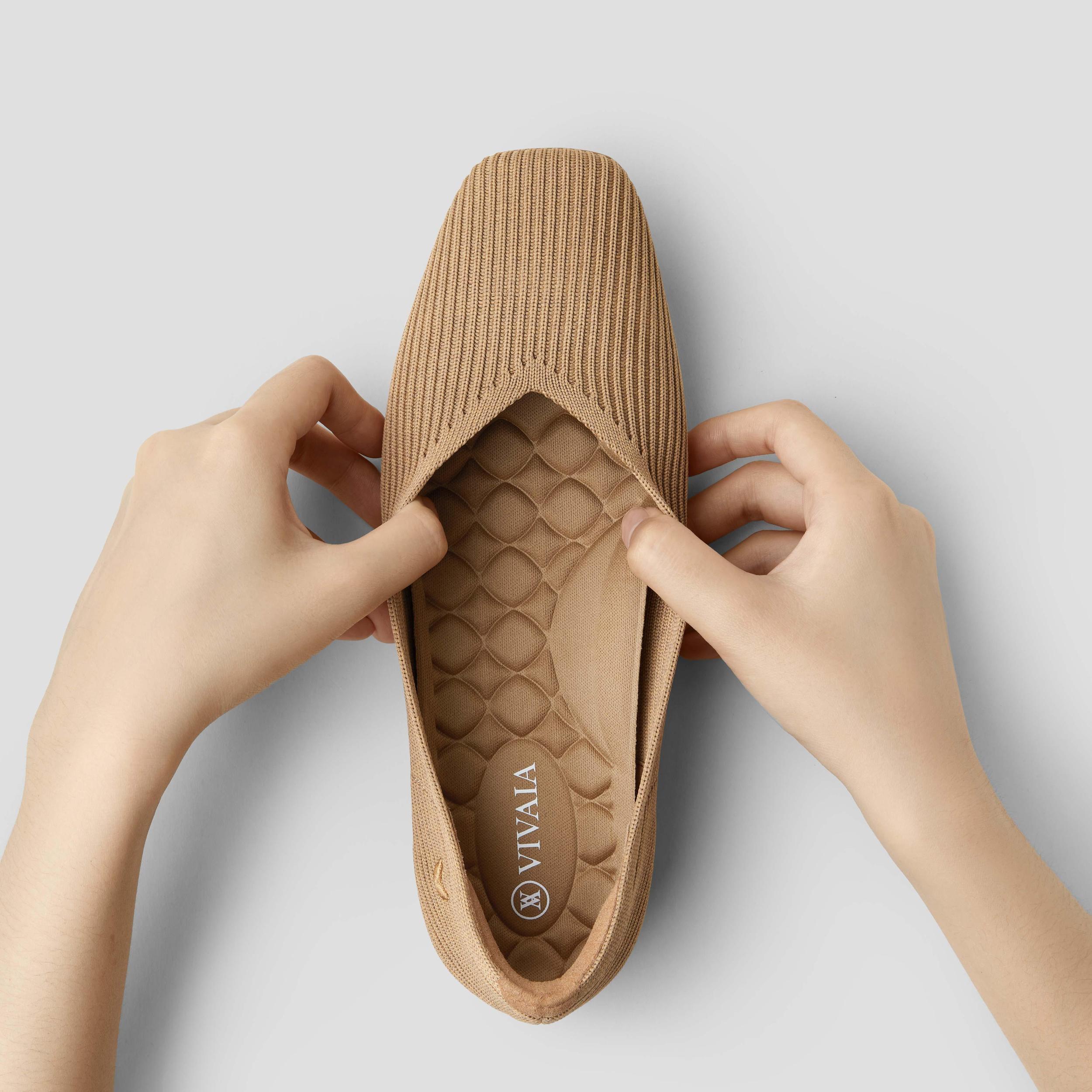 Lightweight Square-Toe V-Cut Flats (Margot Walker) Product Image