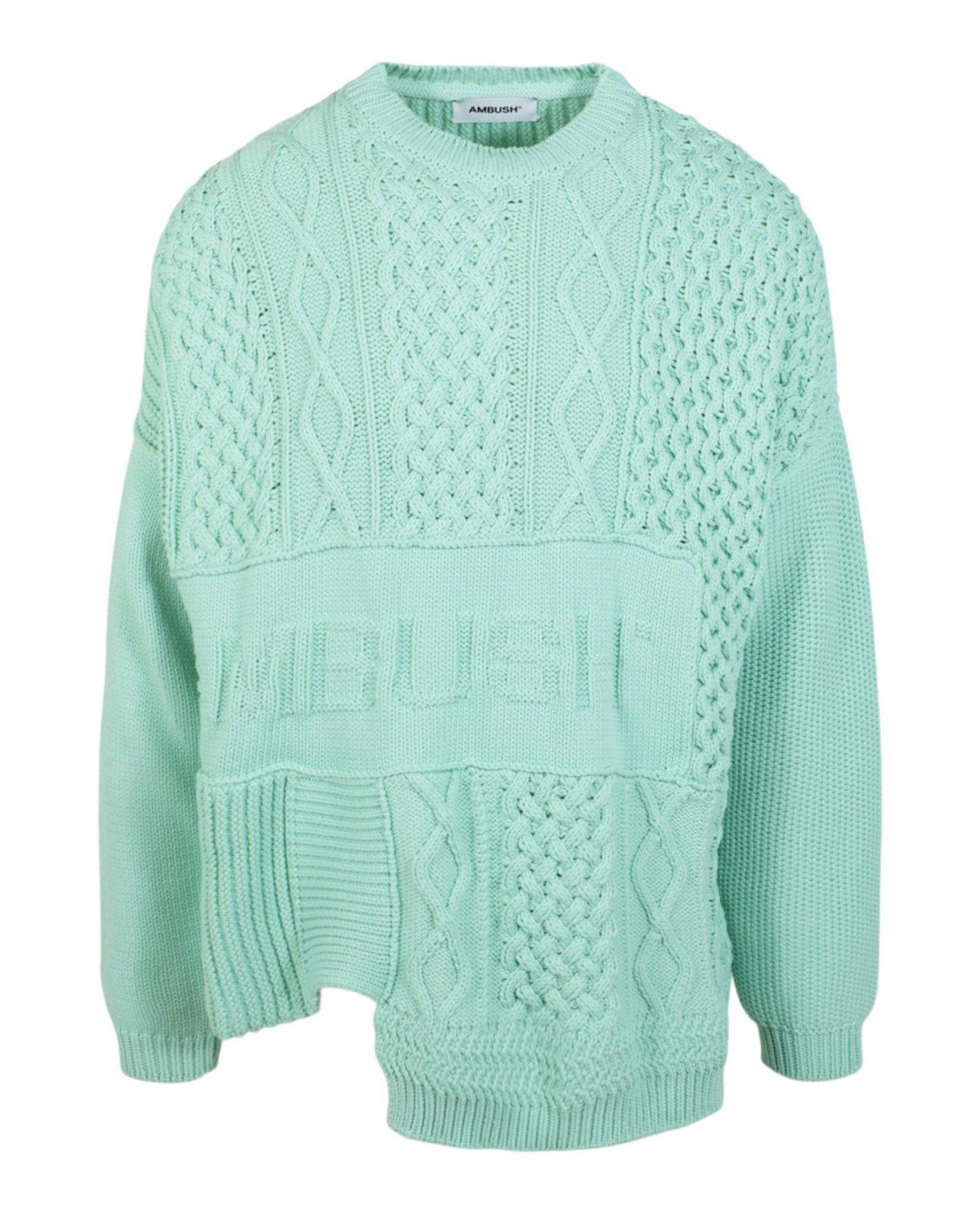 AMBUSH Patchwork Knit Crewneck Sweater Product Image