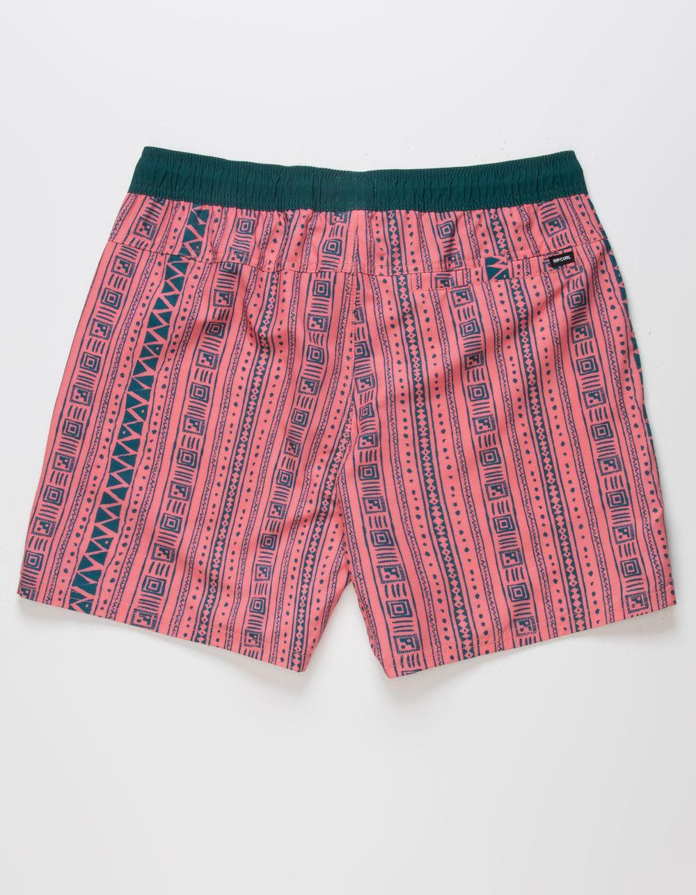 RIP CURL Washed Out Mens Volley Shorts - PEACH Product Image