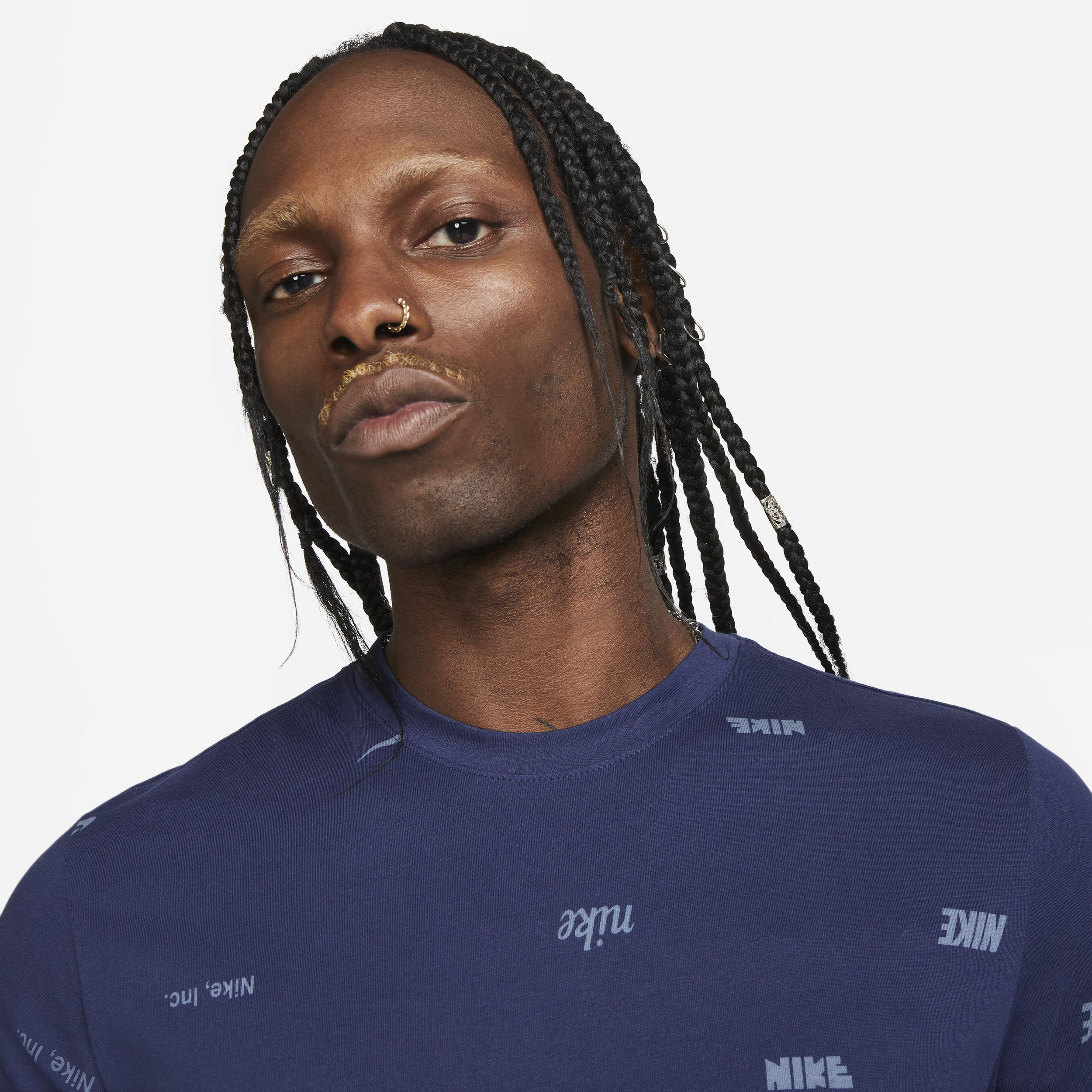 Nike Mens Club Allover Print T-Shirt Product Image