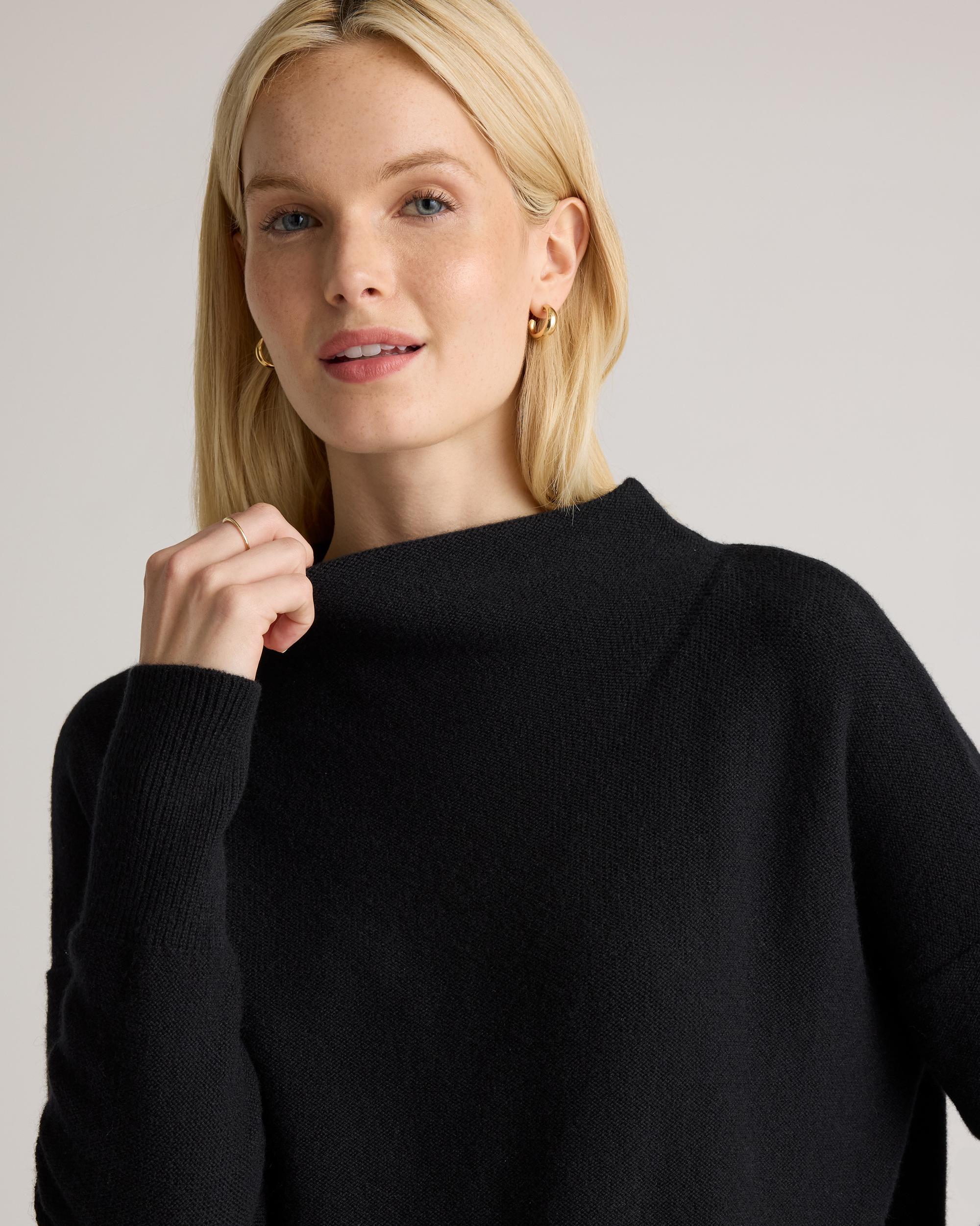 Quince | Women's Mongolian Cashmere Funnel Neck Sweater Product Image