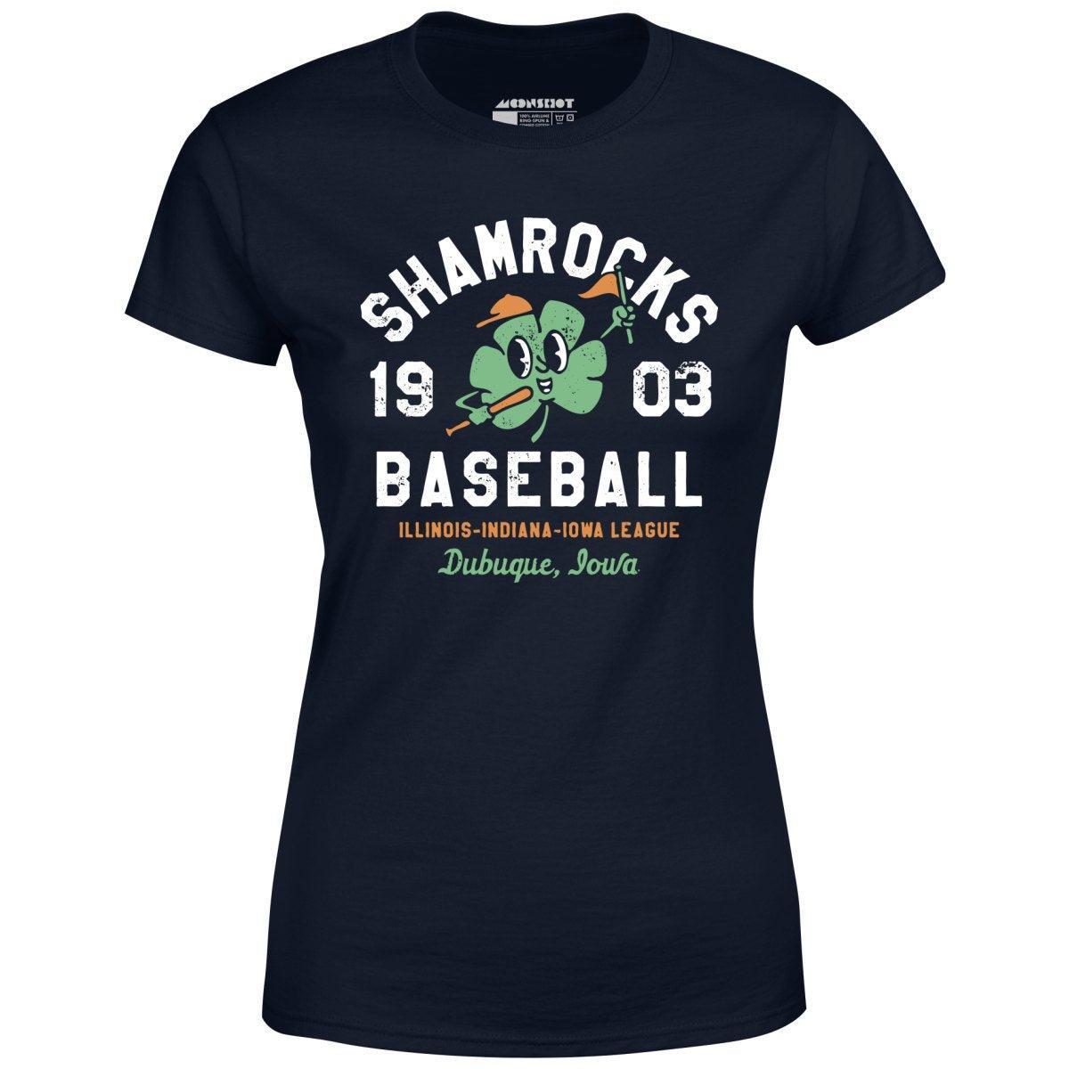 Dubuque Shamrocks - Iowa - Vintage Defunct Baseball Teams - Women's T-Shirt Female Product Image