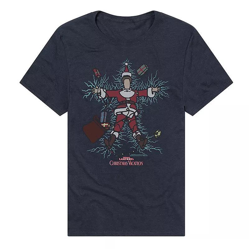 Men's National Lampoon's Christmas Vacation X-Mas Lights Graphic Tee, Size: Medium, Blue Product Image