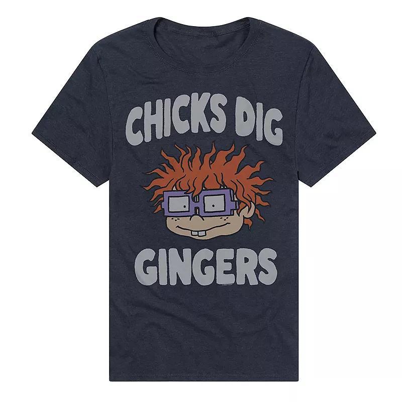 Men's Rugrats Chicks Dig Gingers Graphic Tee, Size: XXL, Blue Product Image