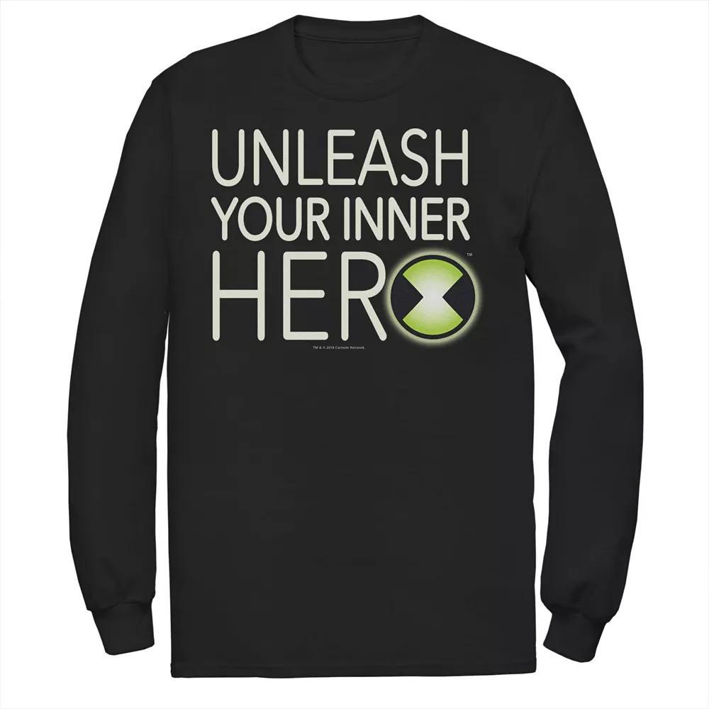 Men's Ben 10 Unleash Your Inner Hero Tee, Size: Small, Black Product Image