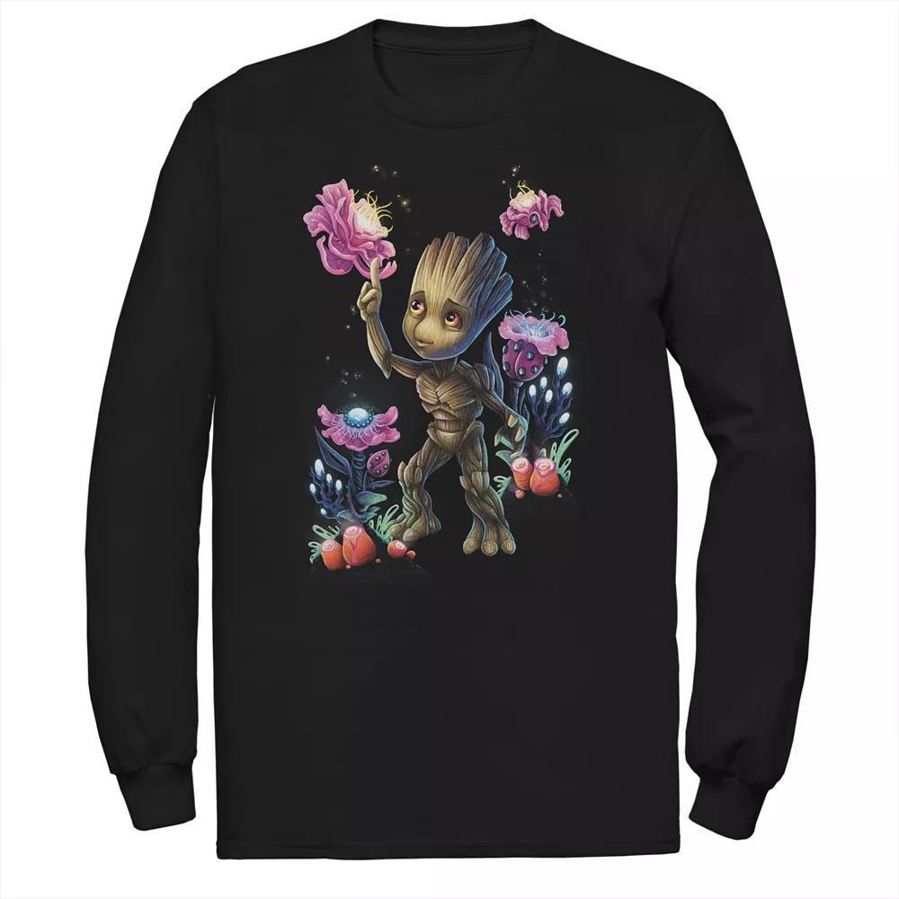 Big & Tall Marvel Guardians Of The Galaxy Groot Plants Tee, Men's, Size: 5XL, Black Product Image