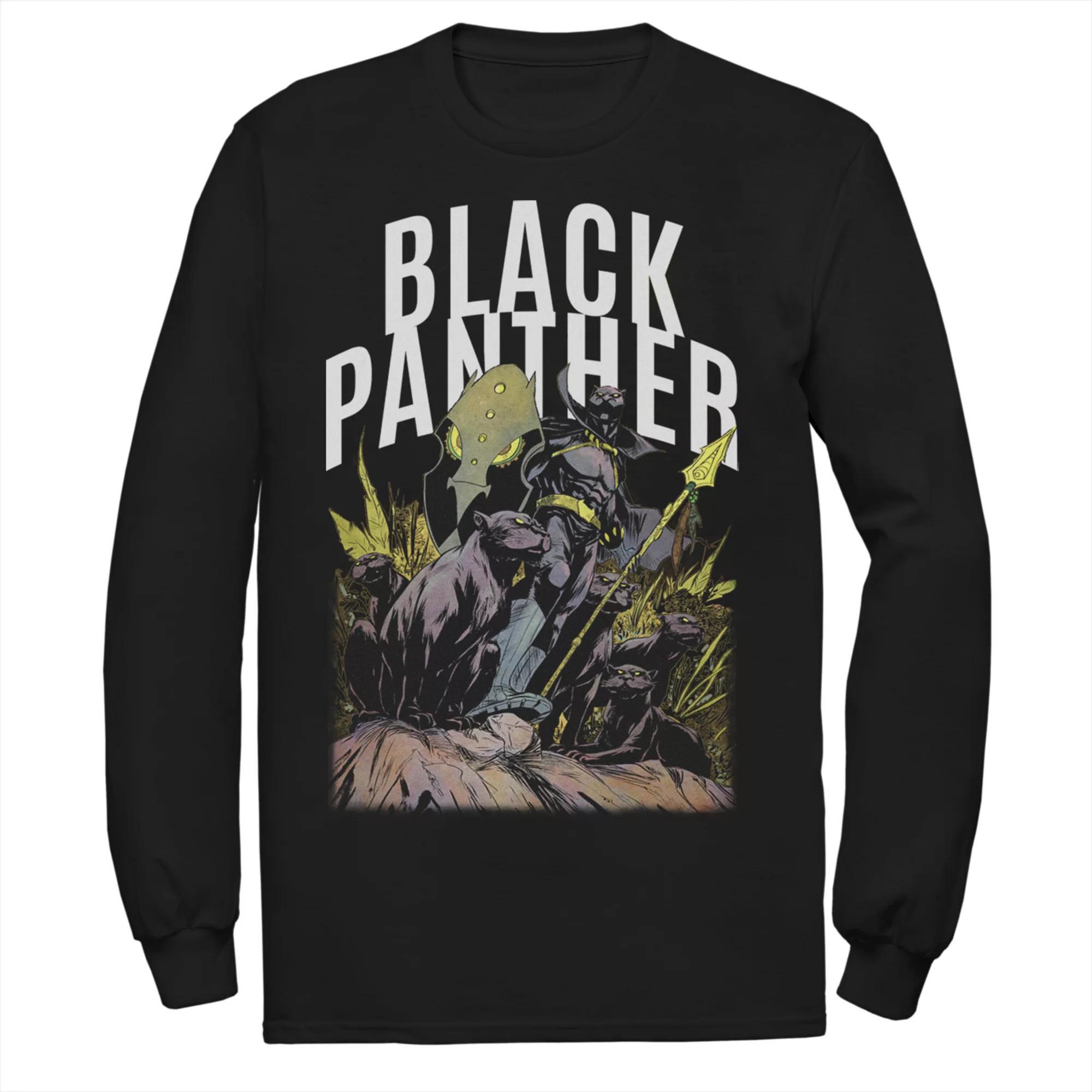 Men's Marvel Panther Squad Tee, Size: Small, Black Product Image
