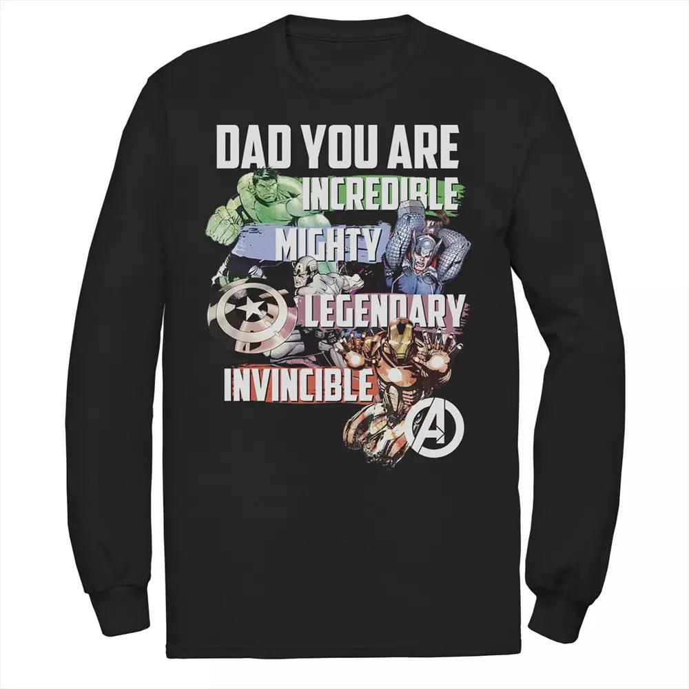 Mens Marvel Avengers Dad You Are Incredible Tee Product Image