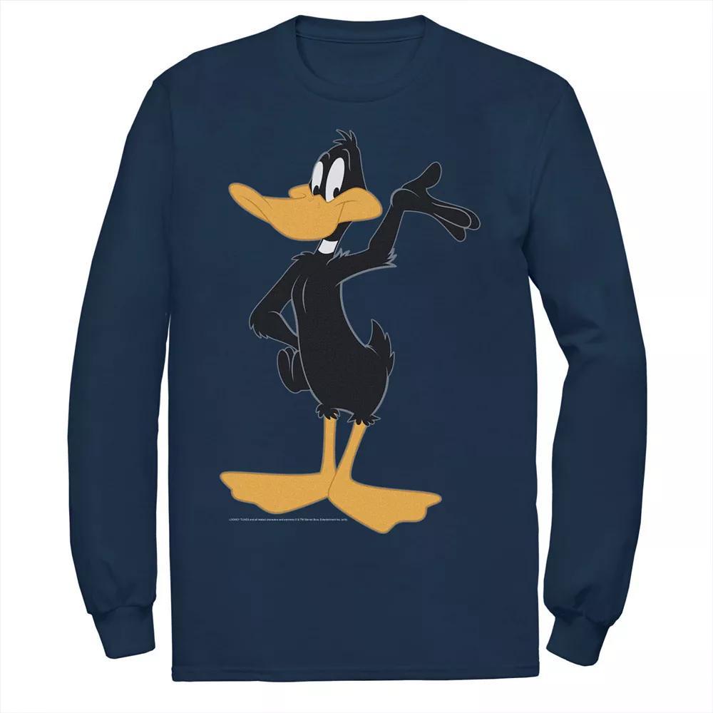 Men's Looney Tunes Daffy Duck Simple Portrait Tee, Size: Large, Blue Product Image