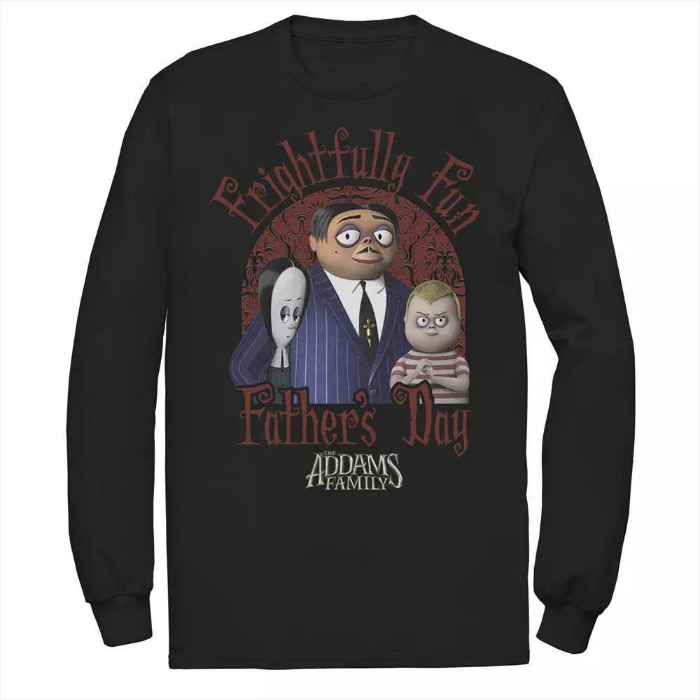 Mens The Addams Family Frightfully Fun Fathers Day Portrait Tee Product Image