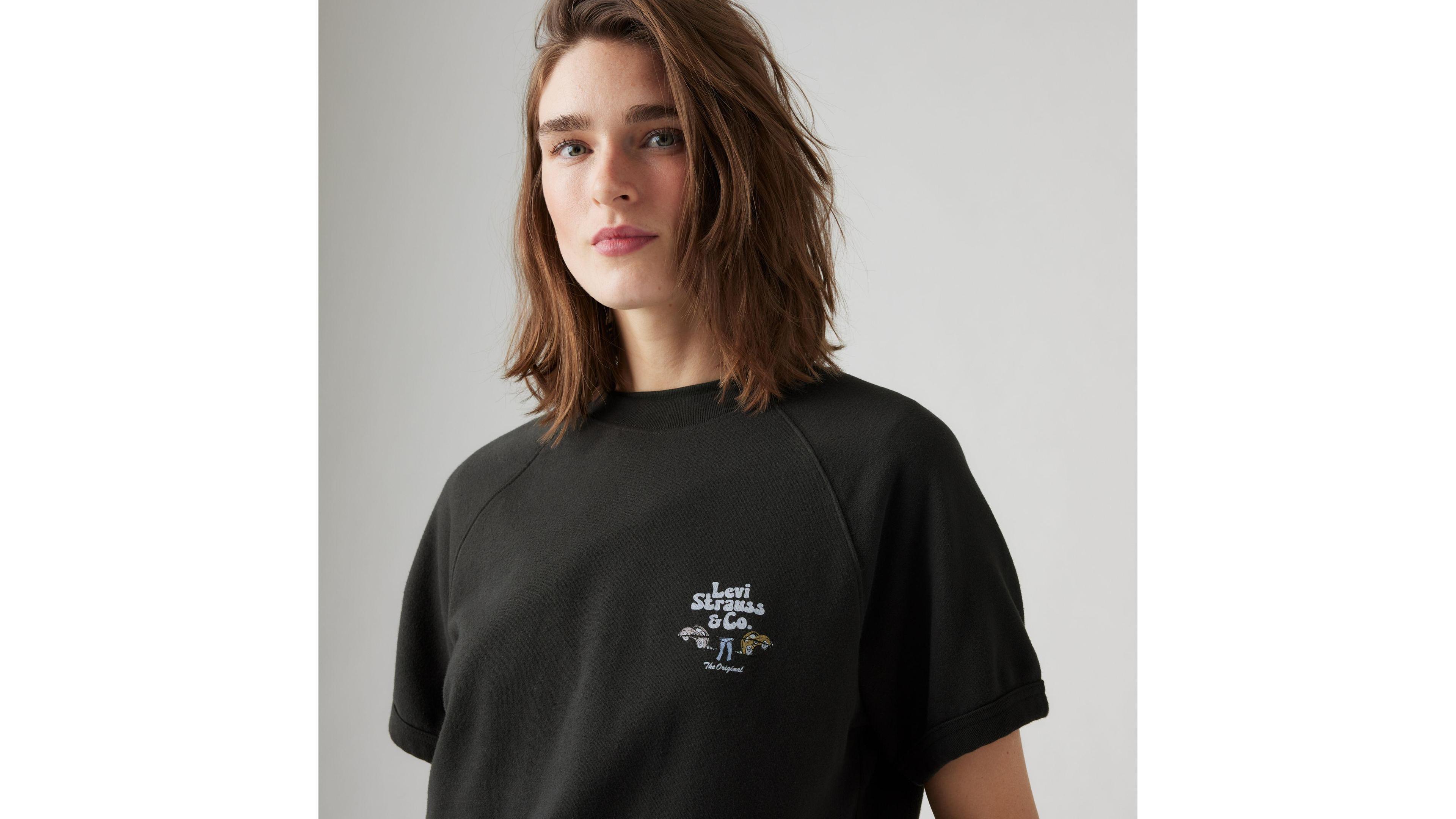 Graphic Marina Short Sleeve Crewneck Sweatshirt Product Image