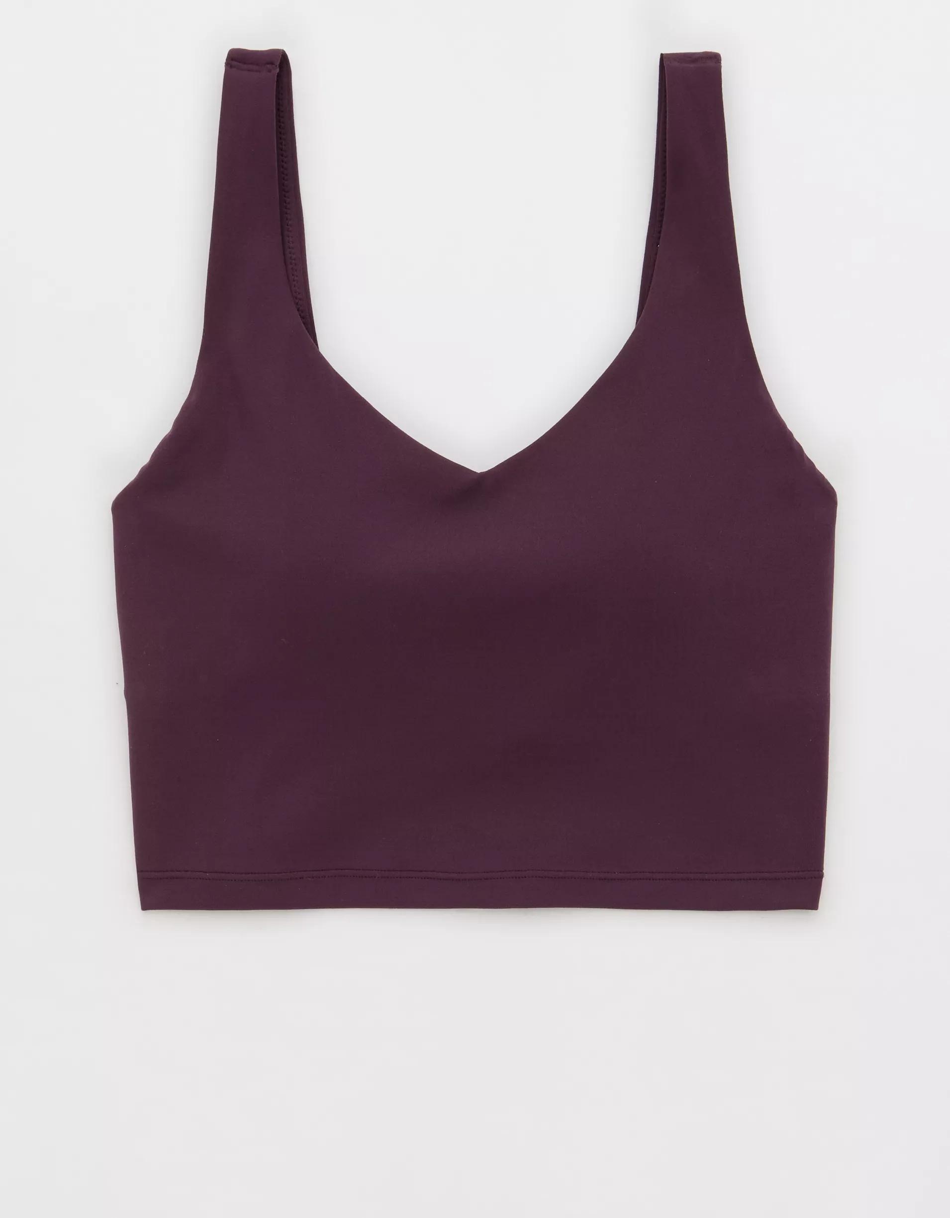 OFFLINE By Aerie Real Me Low Key Longline Sports Bra Product Image