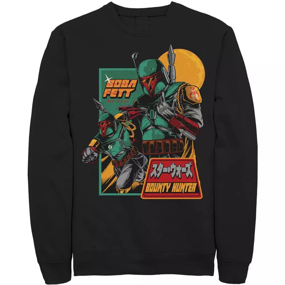 Men's Star Wars Mandalorian Soldier Kanji Sweatshirt, Size: Large, Black Product Image