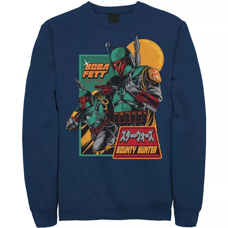 Men's Star Wars Mandalorian Soldier Kanji Sweatshirt, Size: Large, Black Product Image