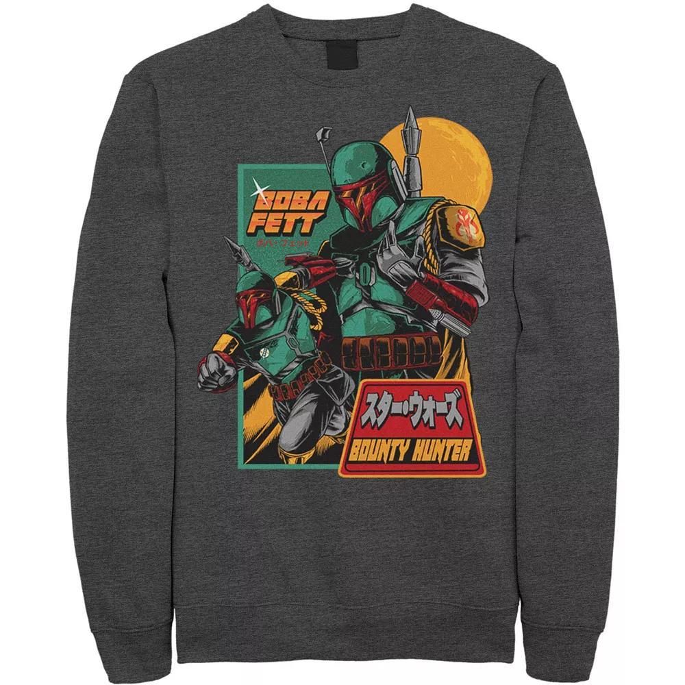 Men's Star Wars Mandalorian Soldier Kanji Sweatshirt, Size: Large, Black Product Image