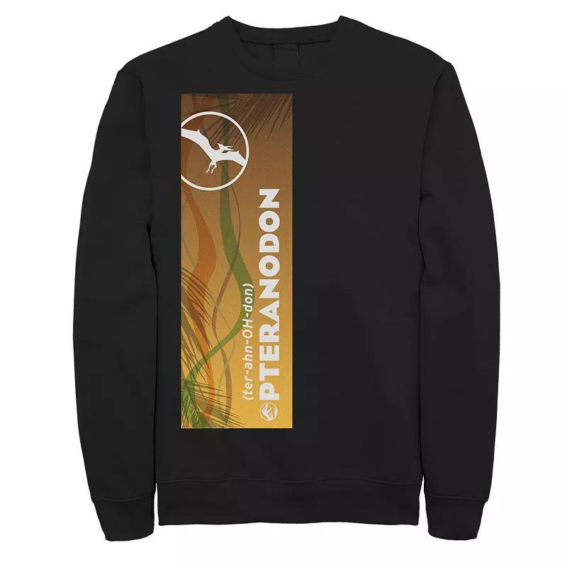 Men's Jurassic World Pteranodon Right Panel Sweatshirt, Size: XXL, Blue Product Image