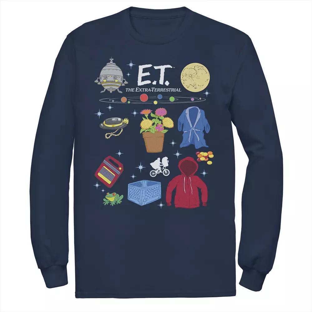 Men's E.T. Symbolic Movie Props Tee, Size: Large, Blue Product Image