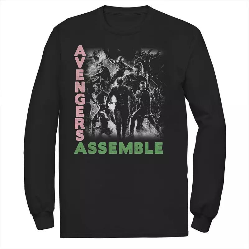 Big & Tall Star Wars Battle Ships Schematic Long Sleeve Tee, Men's, Size: 4XL, Black Product Image