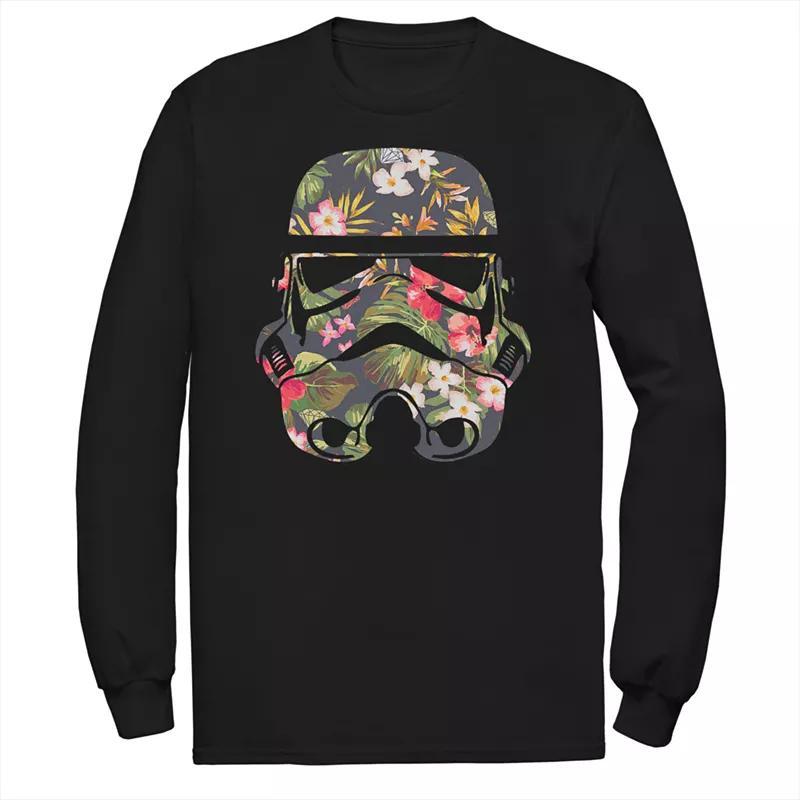Men's Star Wars Floral Stormtrooper Tee, Size: Medium, Black Product Image