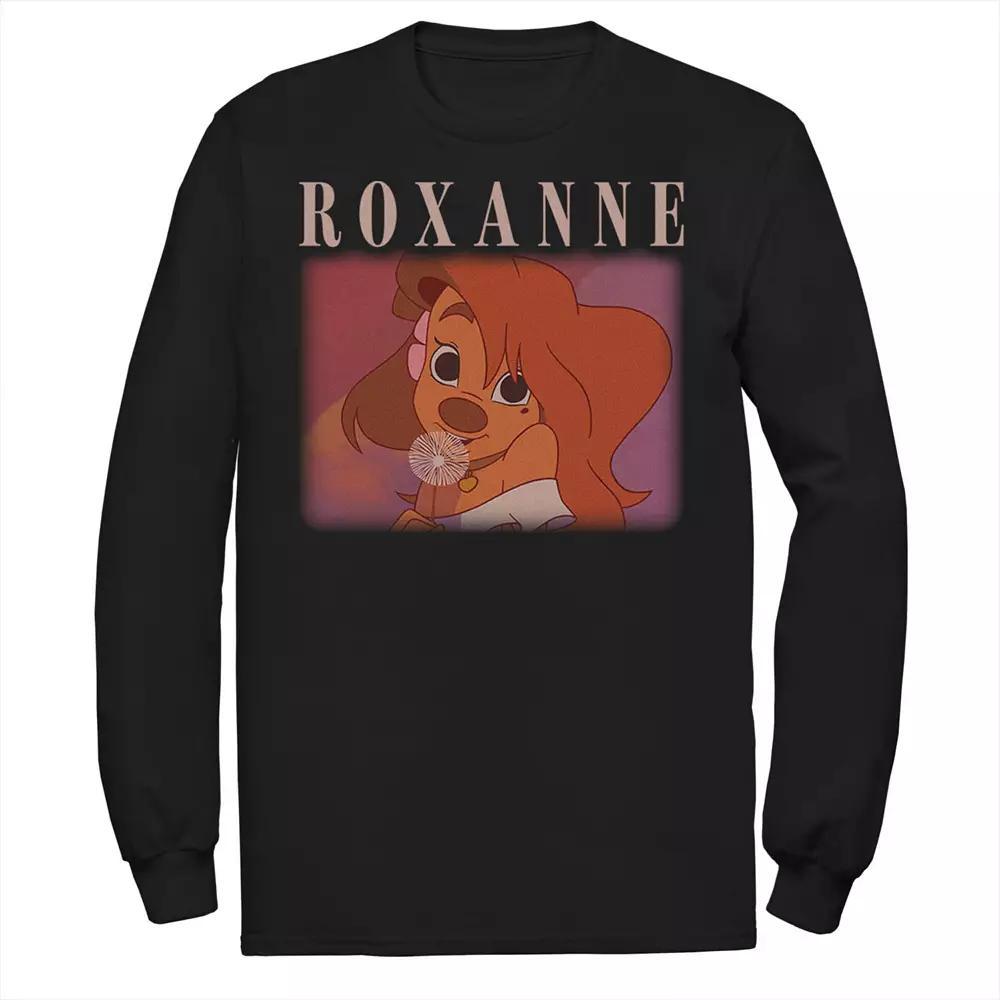 Big & Tall Disney A Goofy Movie Roxanne Portrait Graphic Tee, Men's, Size: Large Tall, Black Product Image