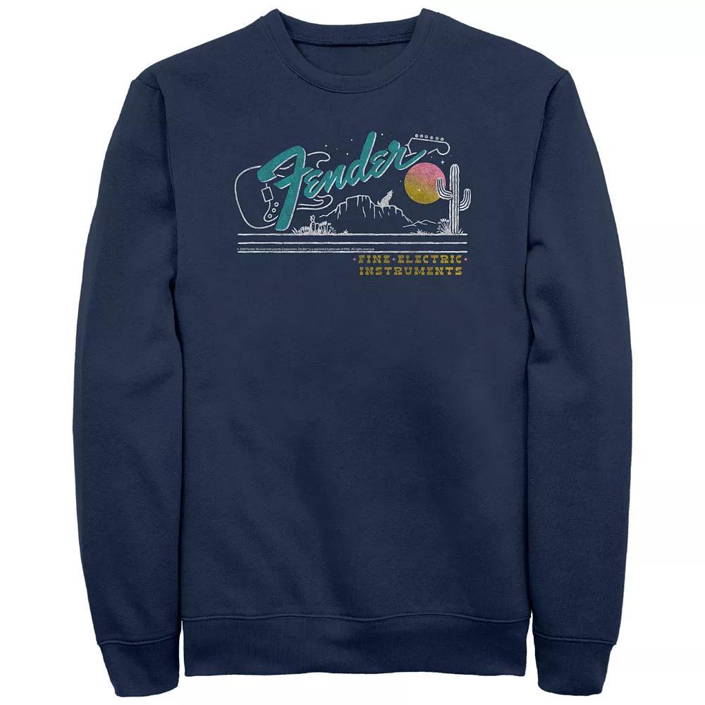 Men's Tropical Shark Graphic Fleece, Size: XL, Black Product Image
