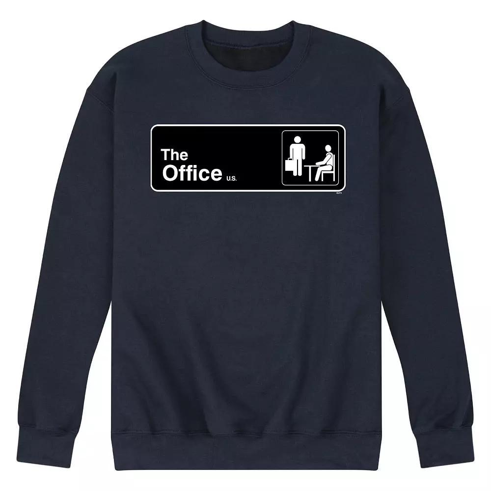 Mens The Office Door Sign Sweatshirt Product Image