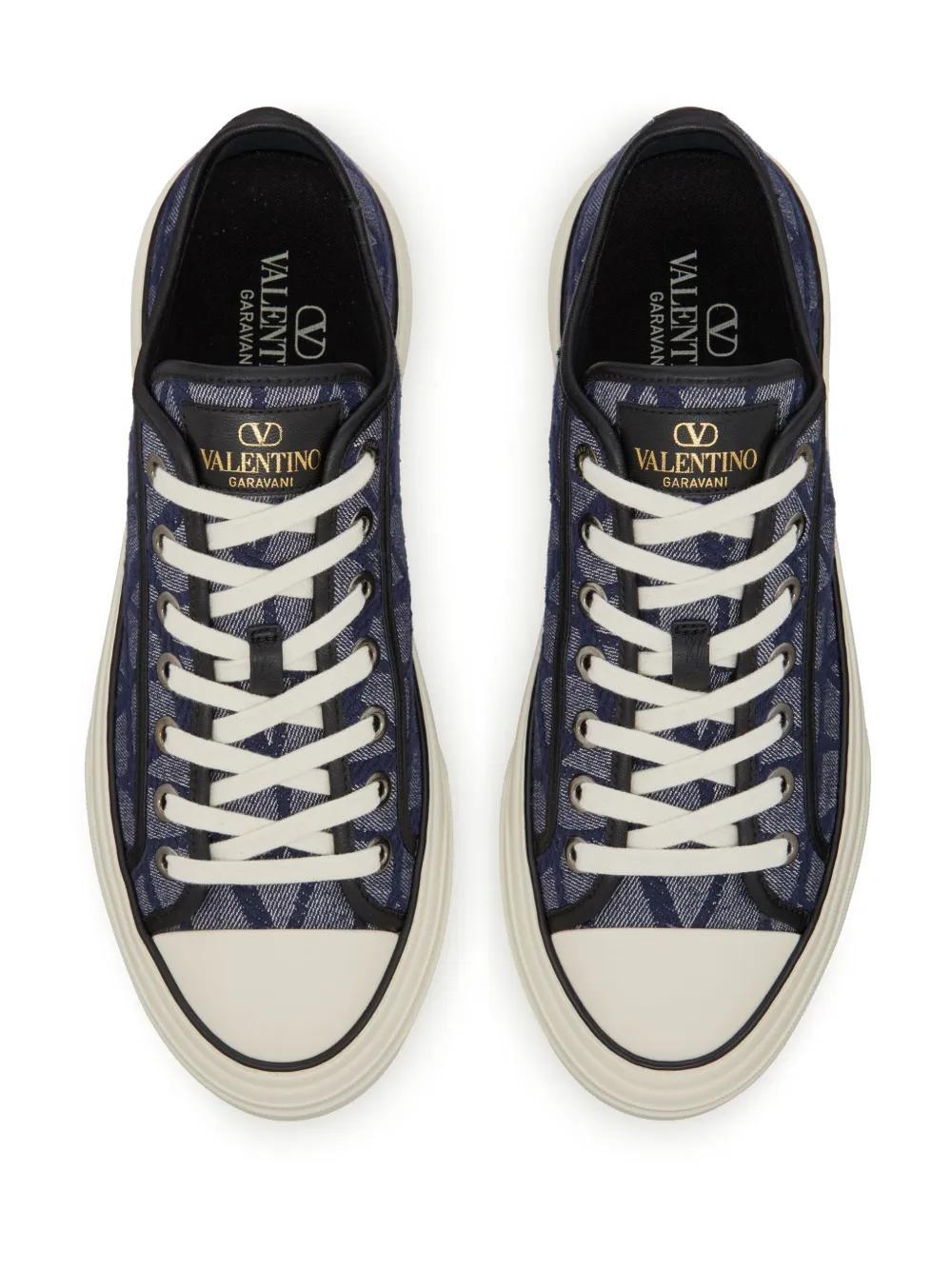 Toile Iconographe Totaloop denim-effect sneakers Product Image