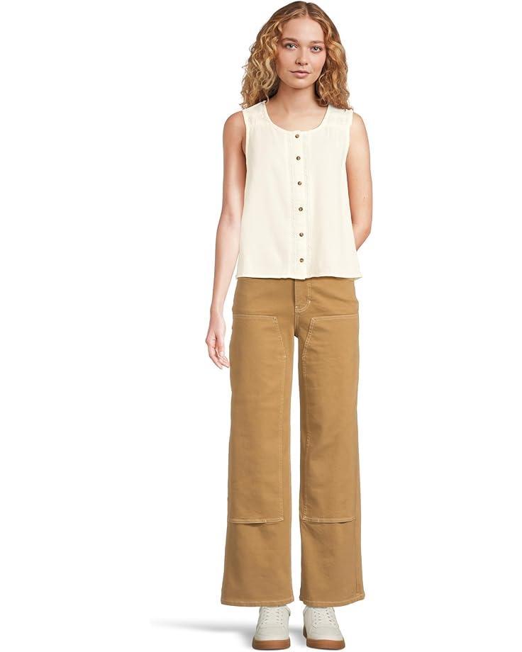 Foothill Pointelle Button Tank Product Image
