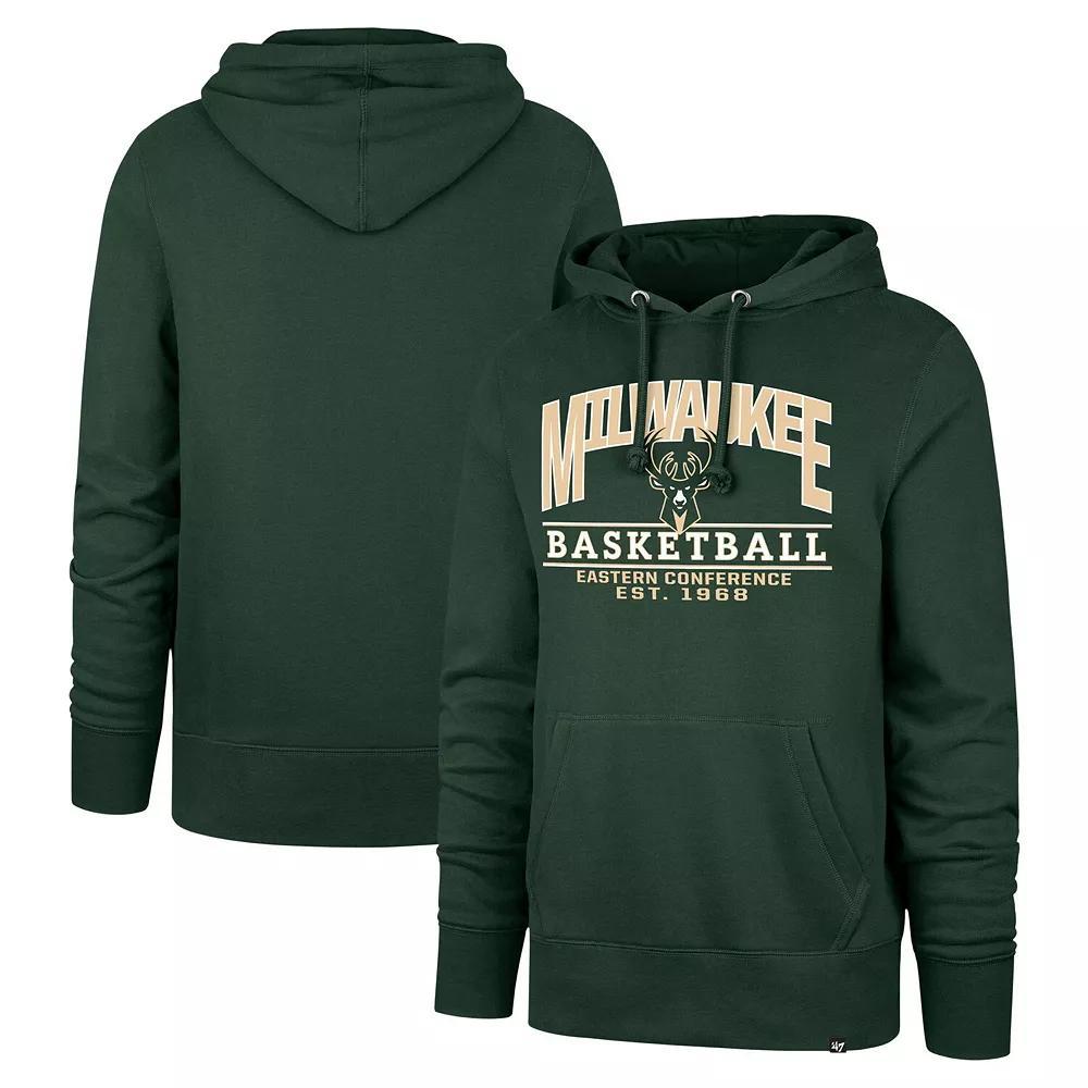 Unisex '47  Hunter Green Milwaukee Bucks Good Call Headline Pullover Hoodie, Men's, Size: XL, Team Product Image