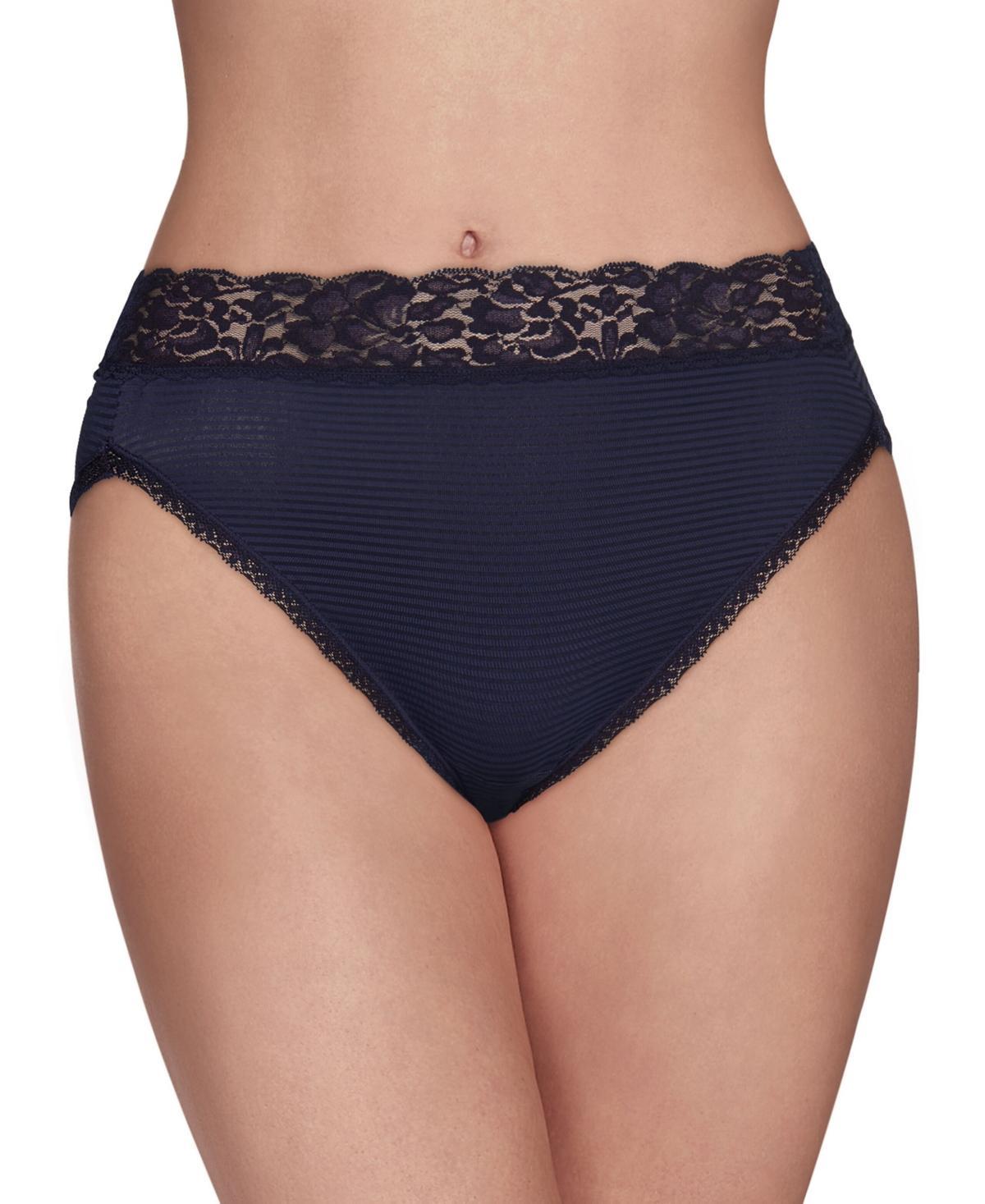Womens Vanity Fair Lingerie Flattering Lace Hi-Cut Panty 13280 Product Image
