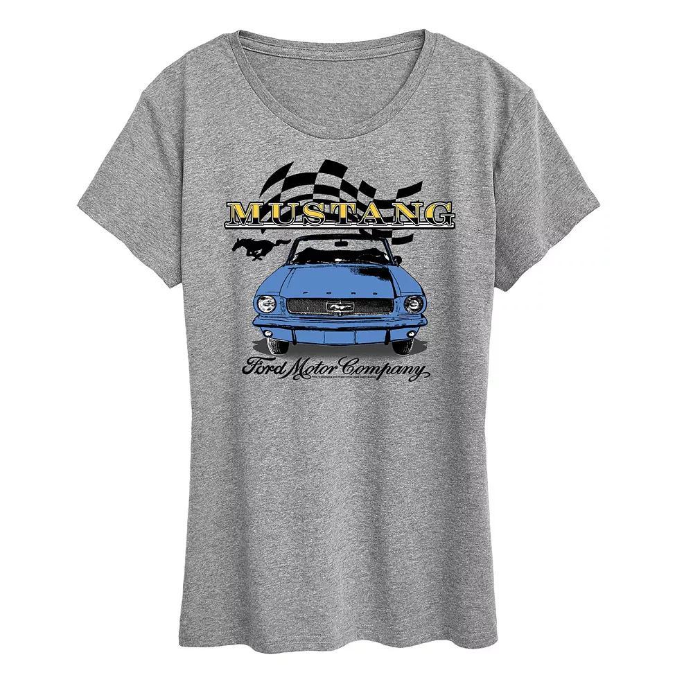 Womens Ford Vintage Mustang Graphic Tee Product Image
