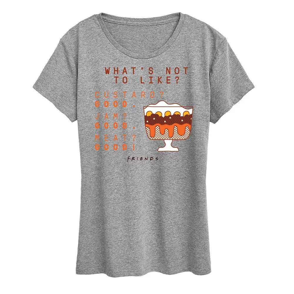 Women's Friends What's Not To Like Graphic Tee, Girl's, Size: Medium, Grey Gray Product Image