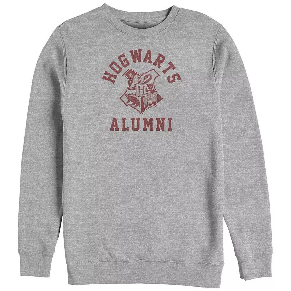 Big & Tall Harry Potter Hogwarts Alumni Fleece Sweatshirt, Men's, Size: 3XB, Athletic Grey Product Image
