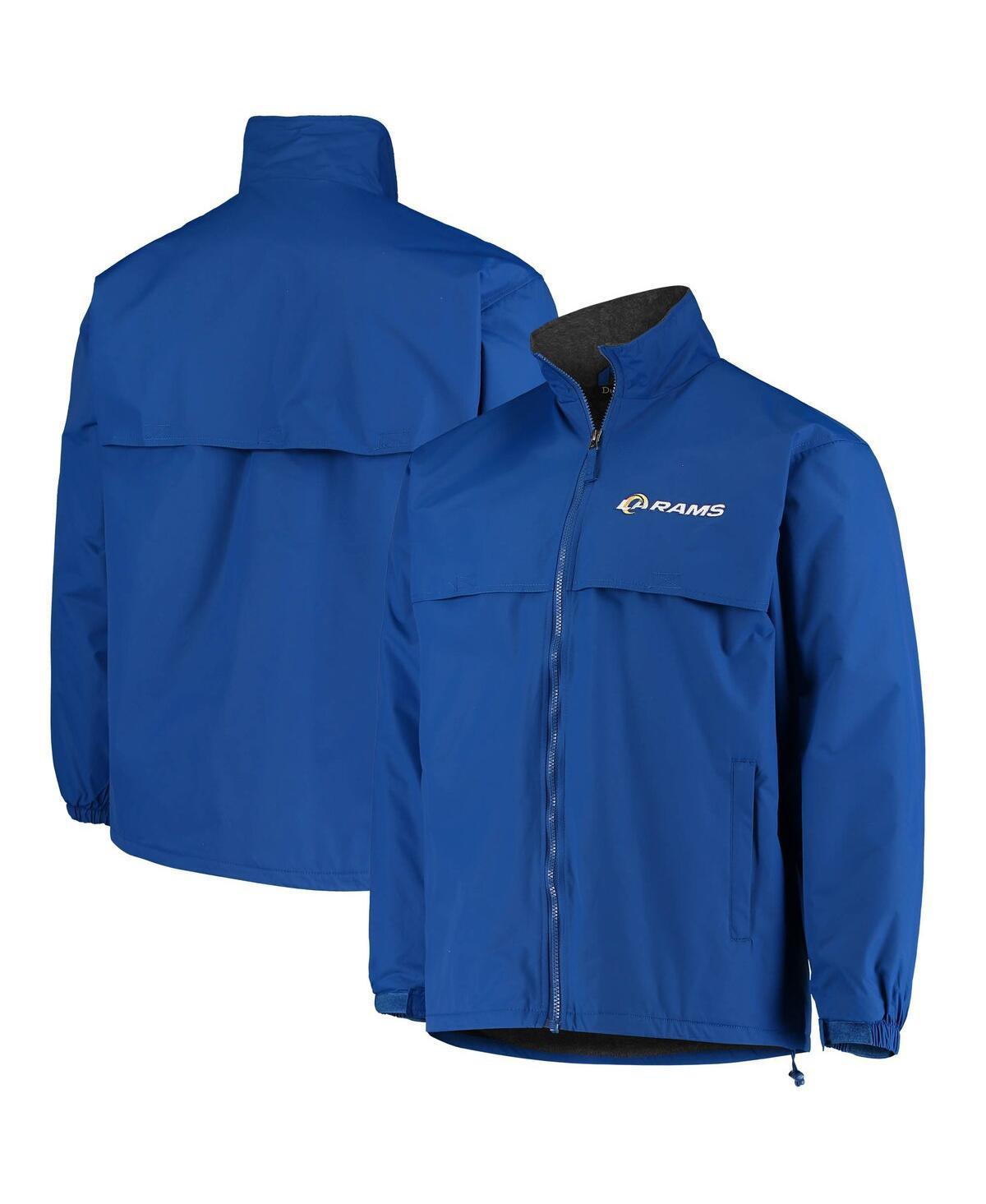 Men's Dunbrooke Royal Los Angeles Rams Triumph Fleece Full-Zip Jacket, Size: Medium, Blue Product Image