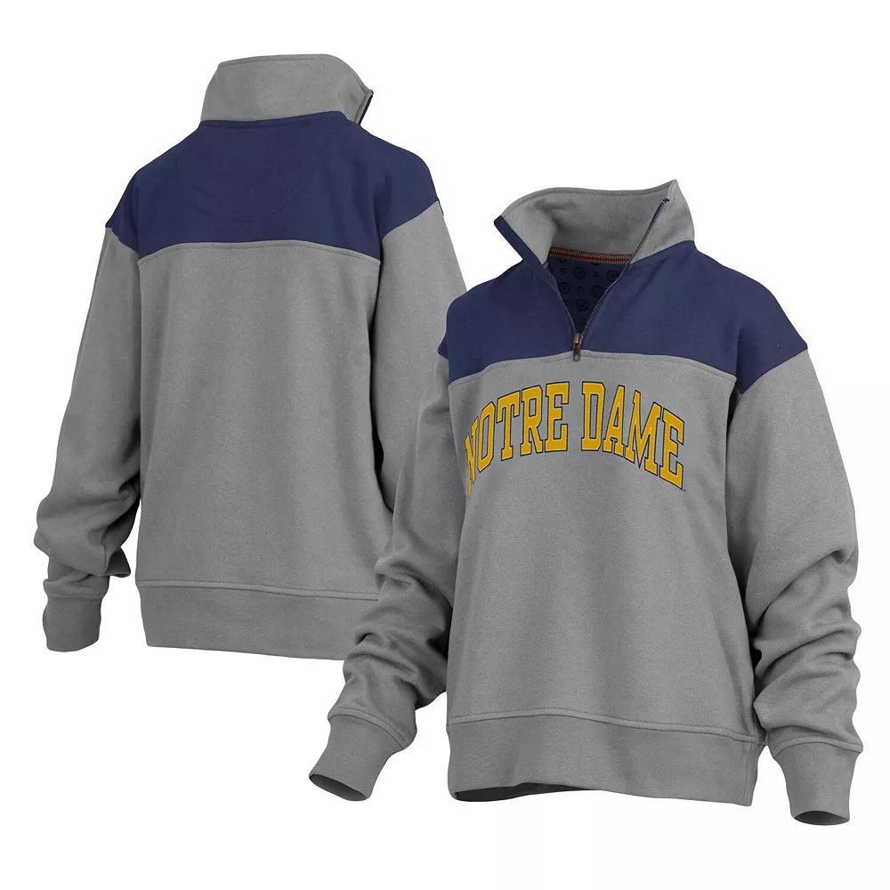 Women's Pressbox Gray Kentucky Wildcats Avon Fleece Quarter-Zip Jacket, Size: Medium, Grey Product Image
