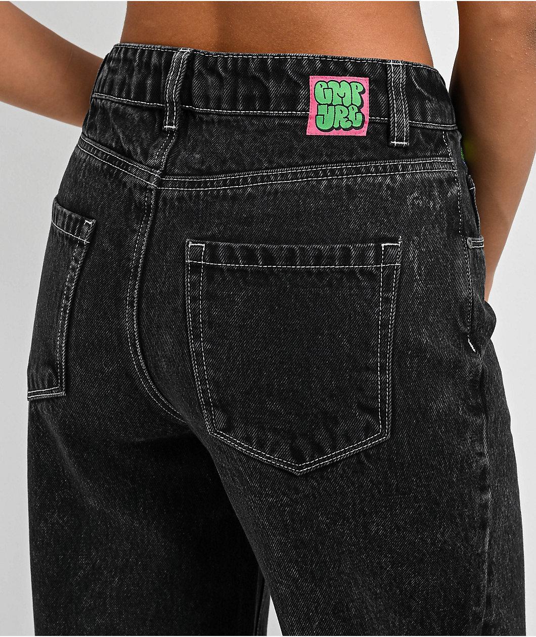 Empyre Tori Scorch Washed Black Skate Jeans Product Image