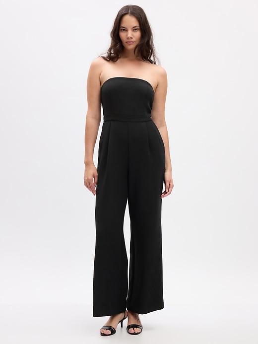 Strapless Wide-Leg Jumpsuit Product Image