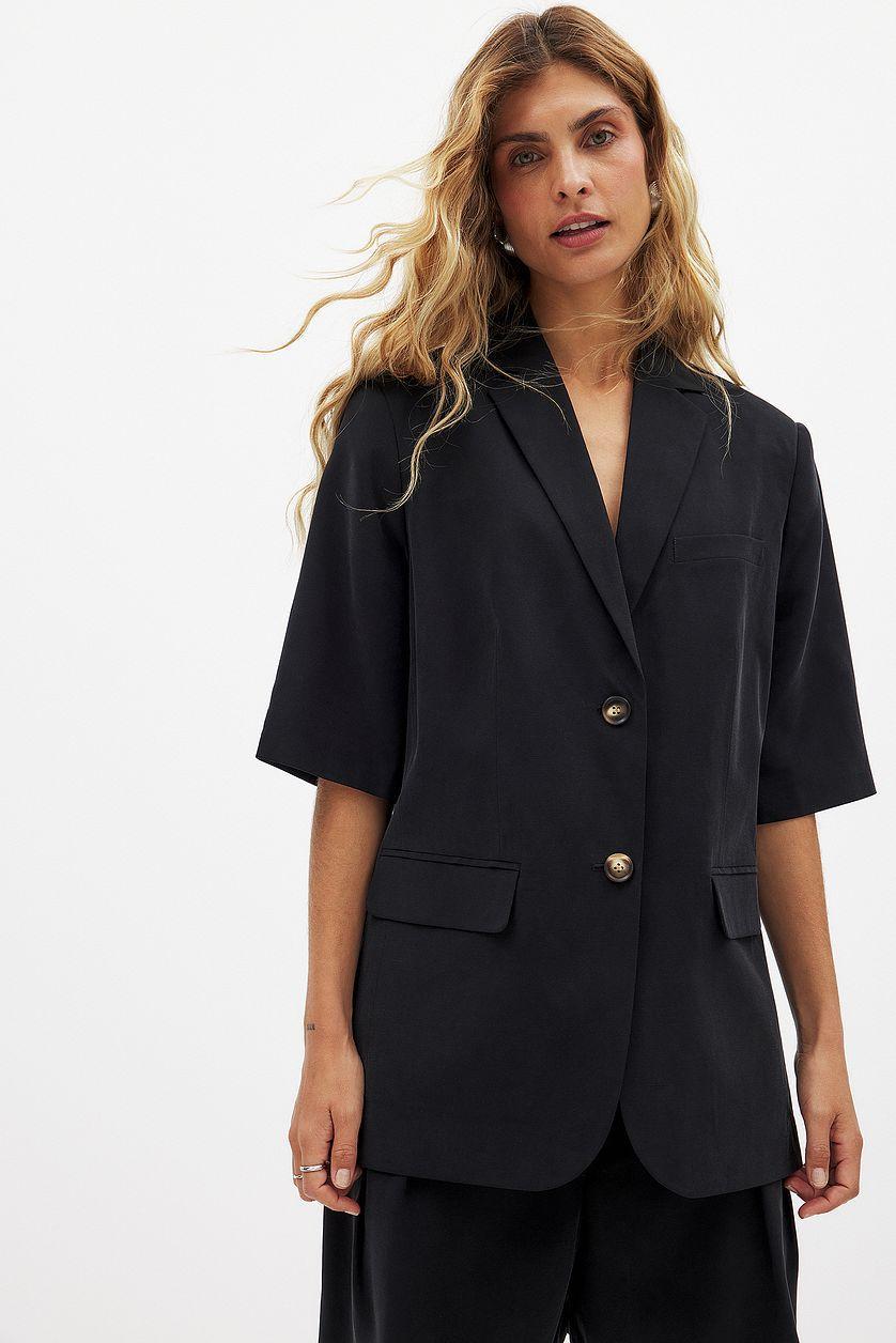 Short Sleeve Blazer Product Image